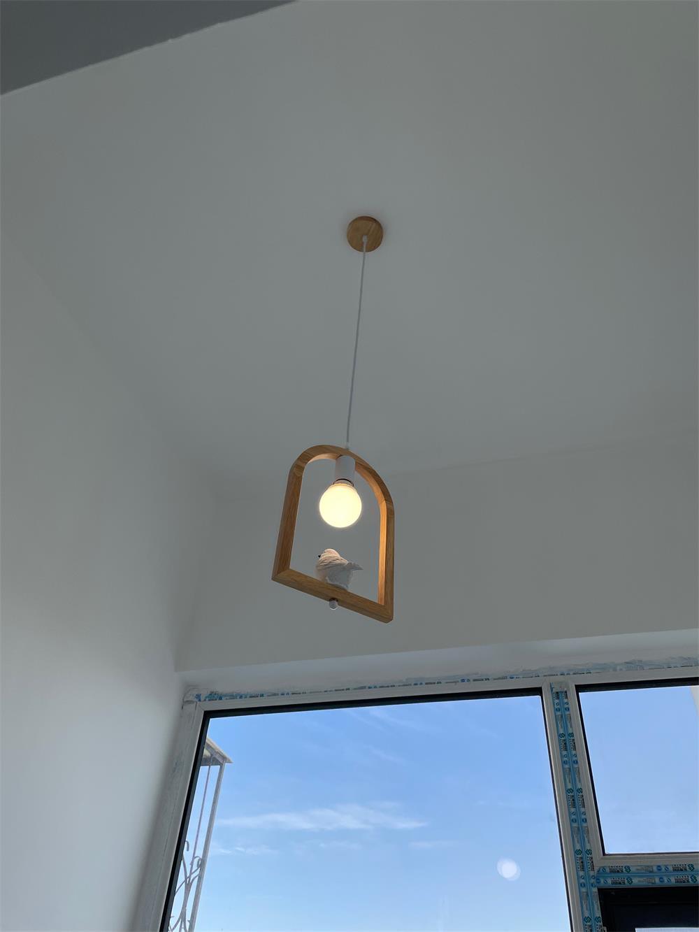 Ceda hanglamp van eiken hout en hars
