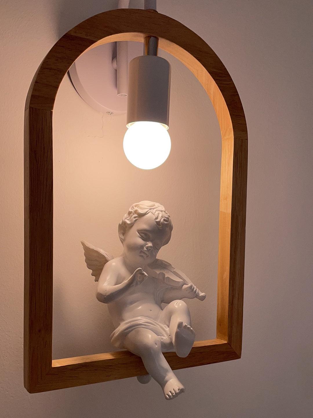 Cari Noords Kunst Vogel hars wandlamp
