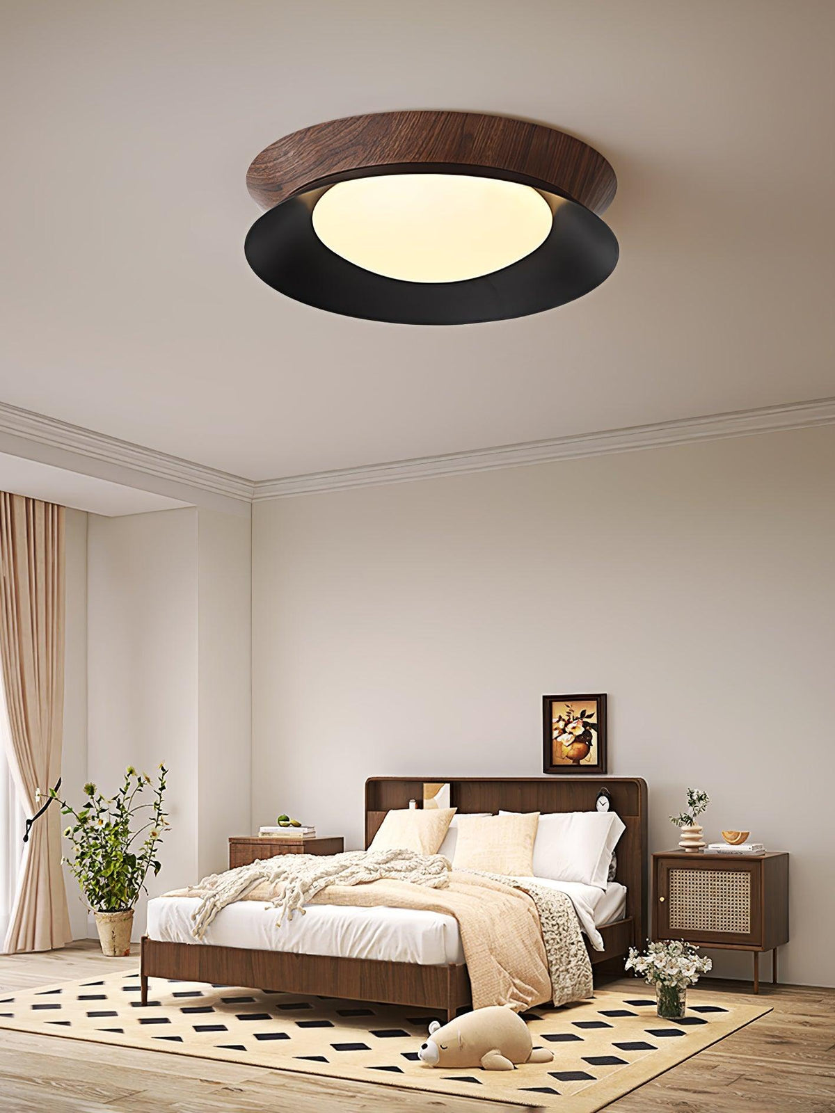 Acor plafondlamp Double Half Round Nordic