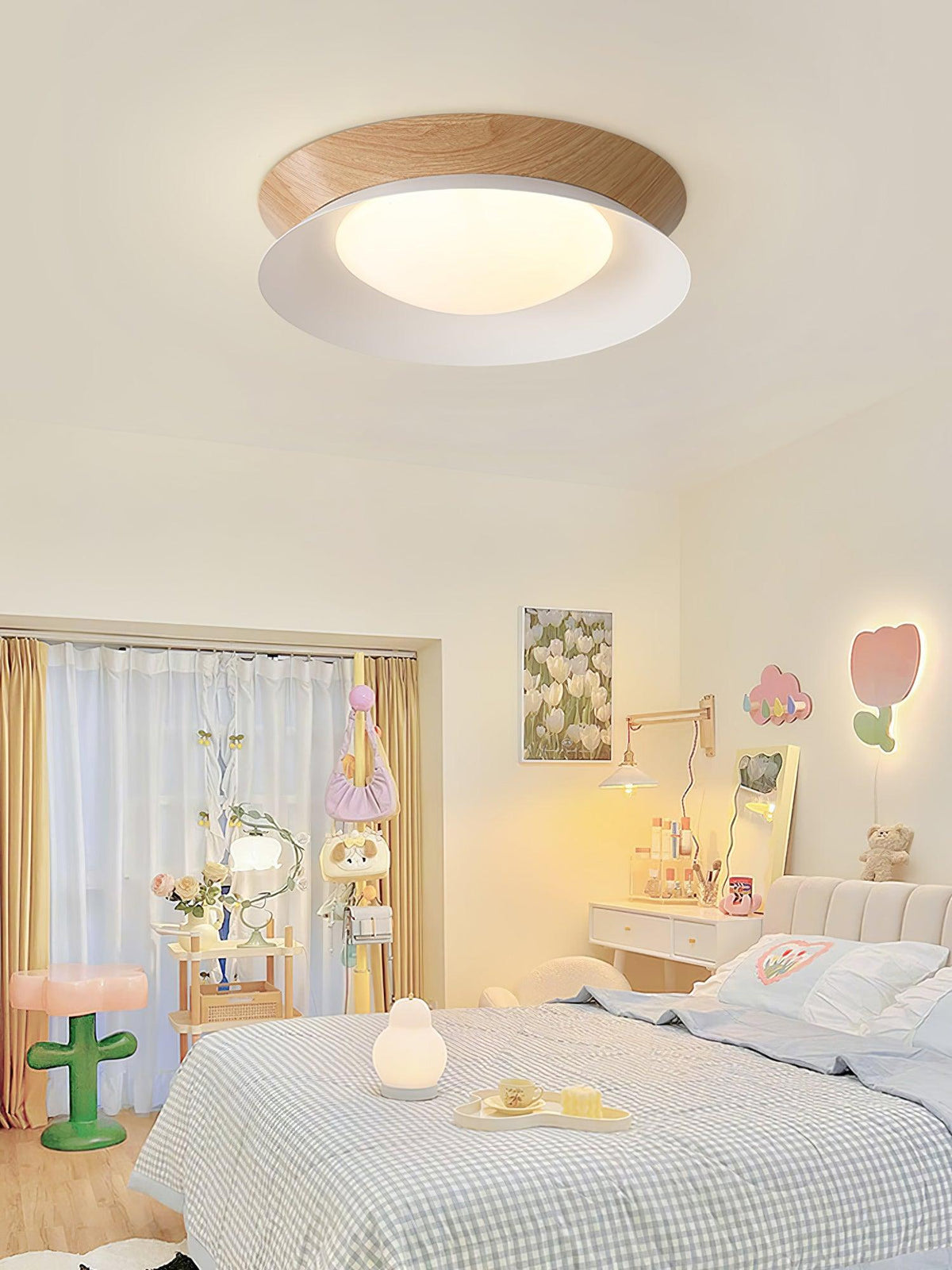 Acor plafondlamp Double Half Round Nordic