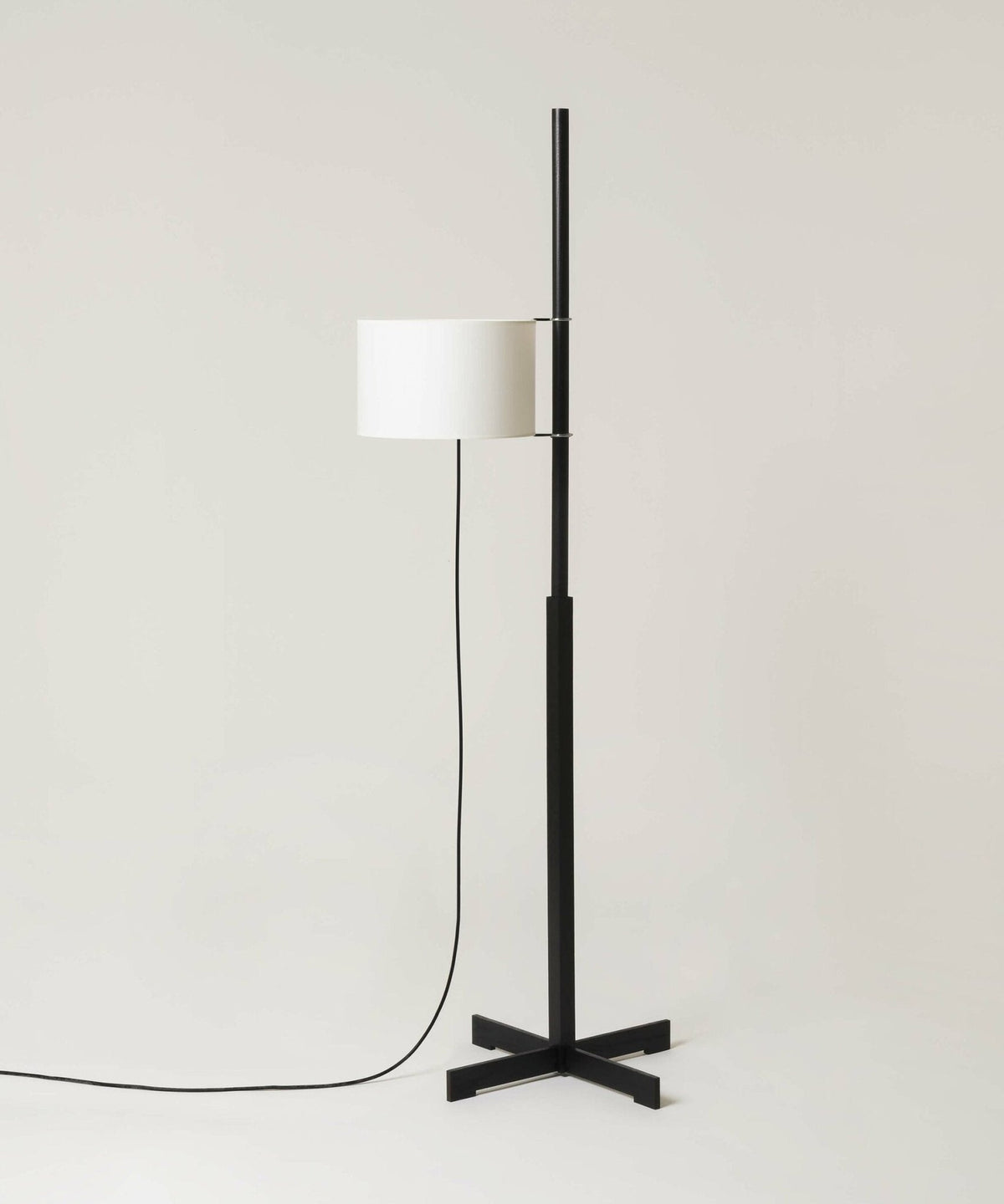 Jex Houten Stoffen vloerlamp
