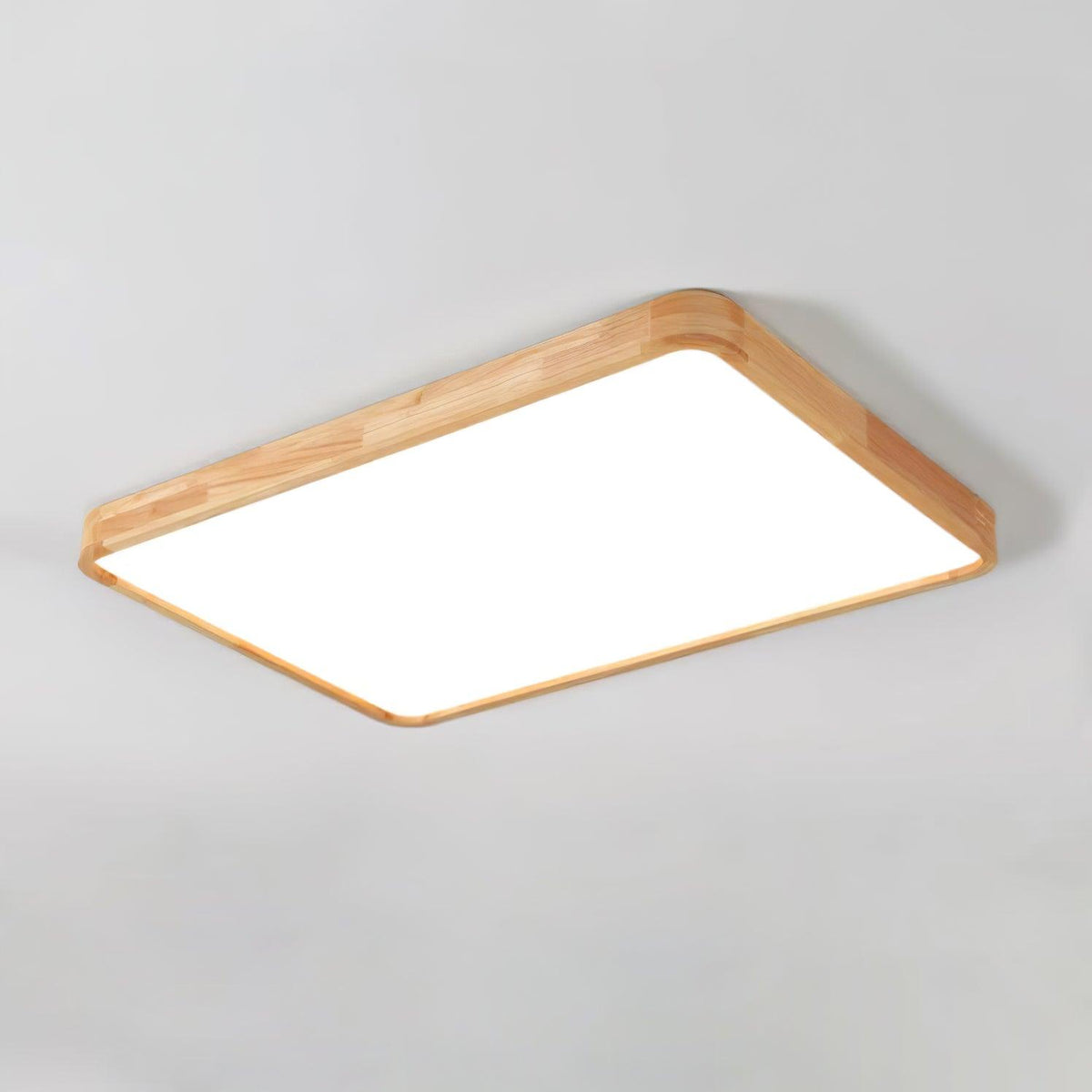 Aldalaya Plafondlamp Houten Geometrisch LED