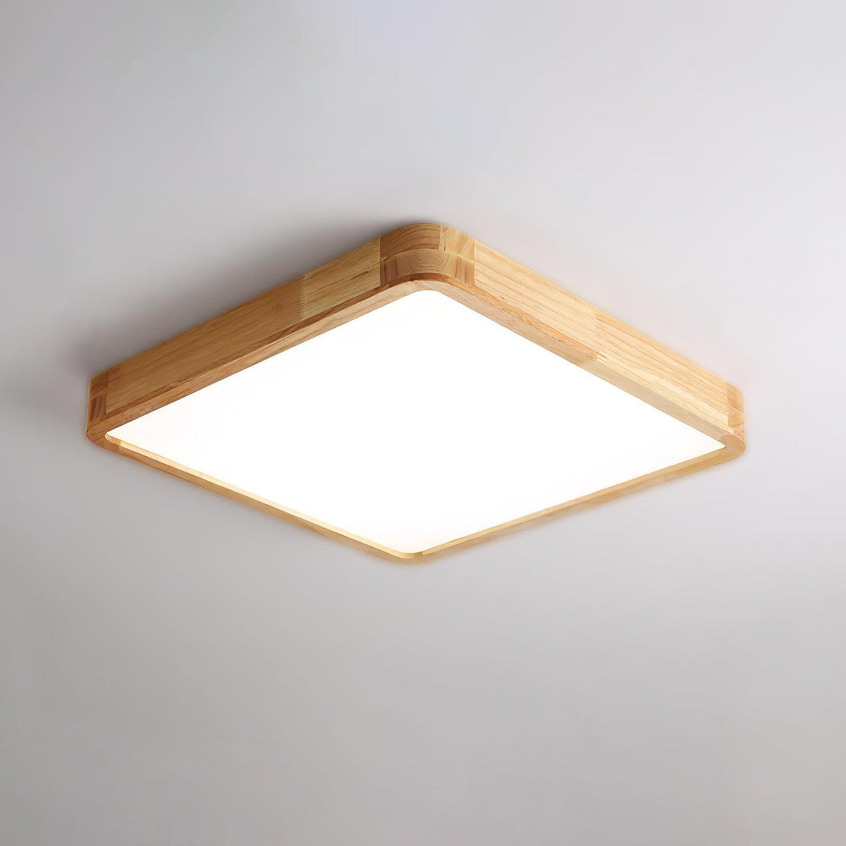 Aldalaya Plafondlamp Houten Geometrisch LED