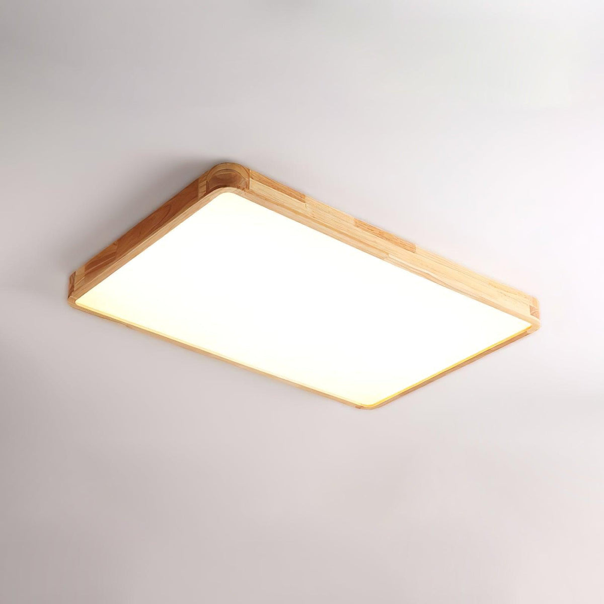 Aldalaya Plafondlamp Houten Geometrisch LED