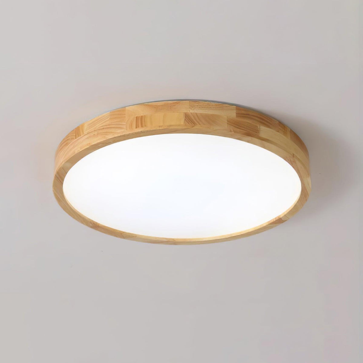 Aldalaya Plafondlamp Houten Geometrisch LED