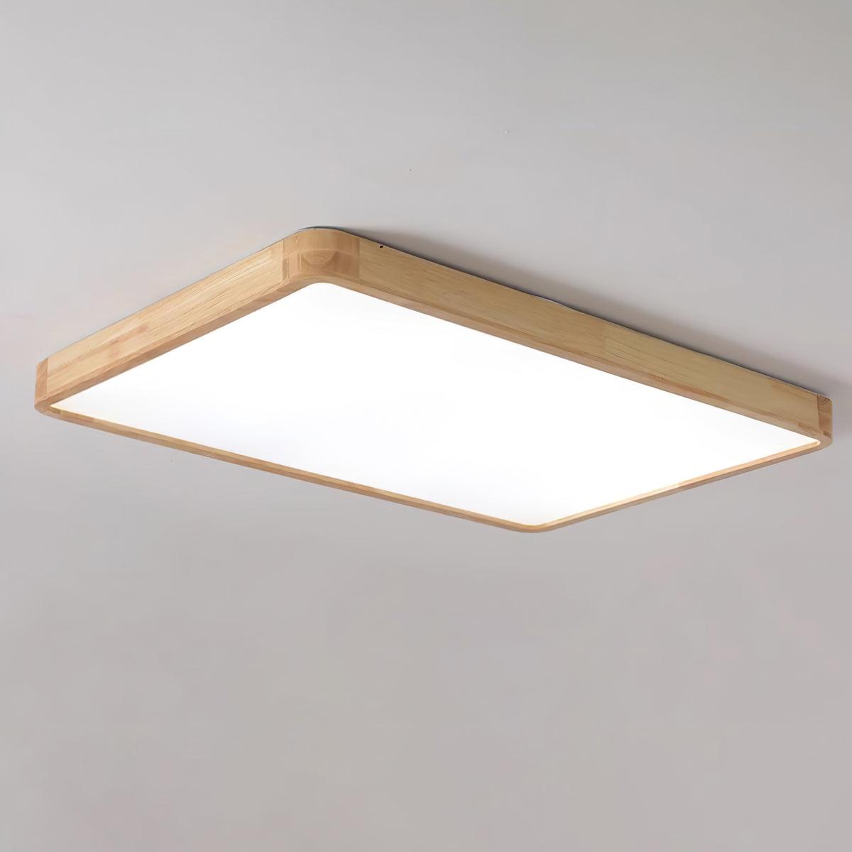 Aldalaya Plafondlamp Houten Geometrisch LED