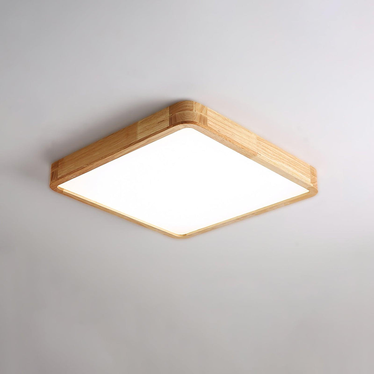 Aldalaya Plafondlamp Houten Geometrisch LED