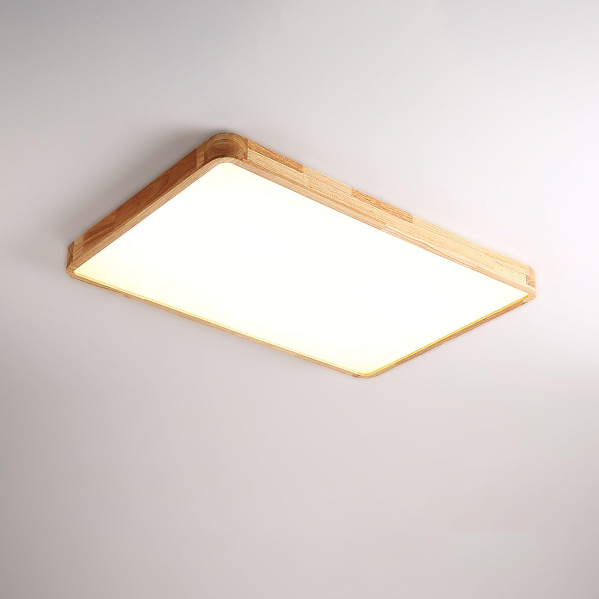Aldalaya Plafondlamp Houten Geometrisch LED