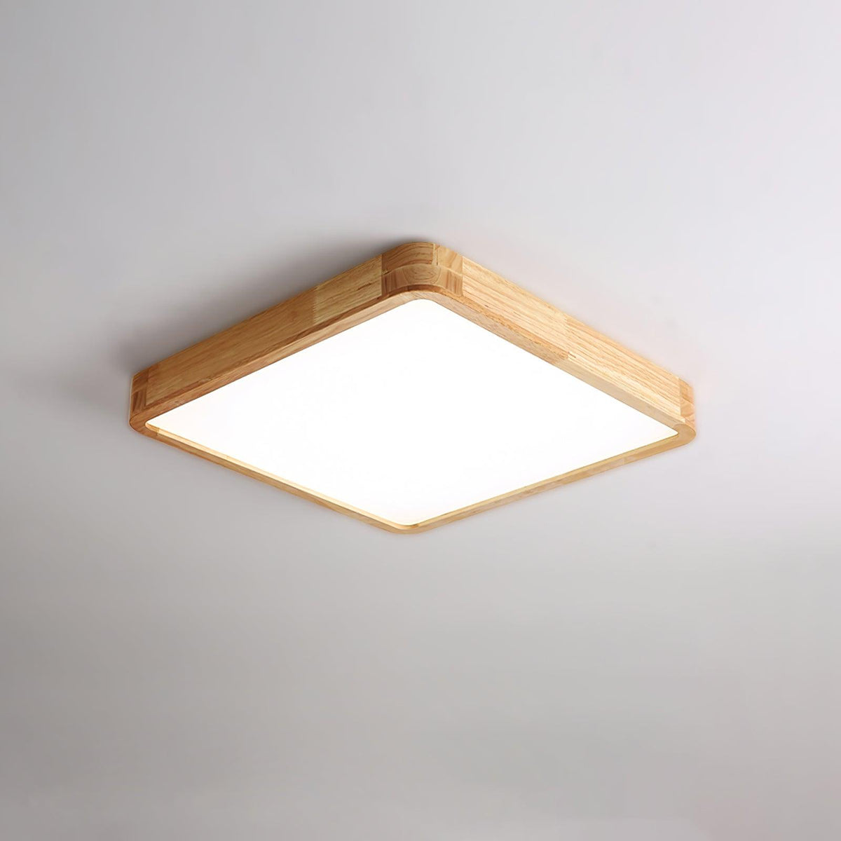 Aldalaya Plafondlamp Houten Geometrisch LED