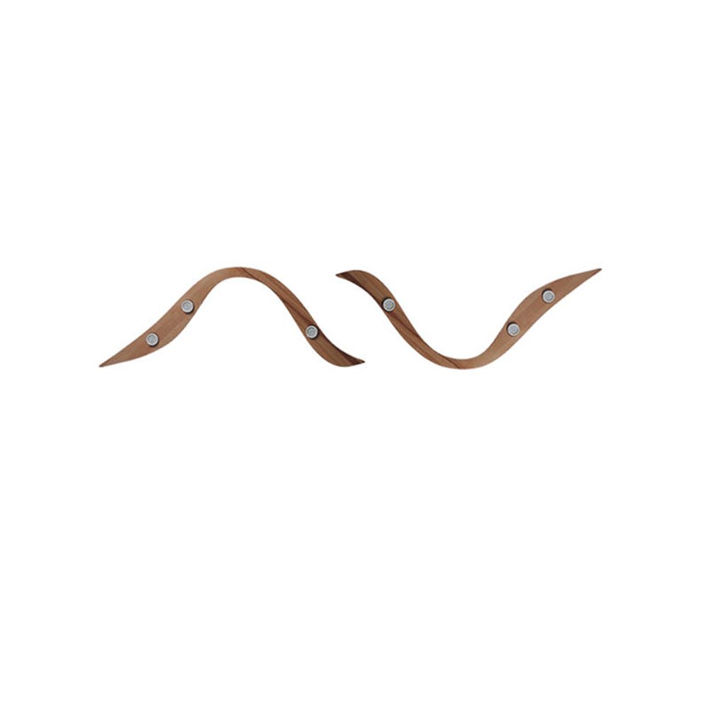 Queral Flow Minimalistische hanglamp van hout