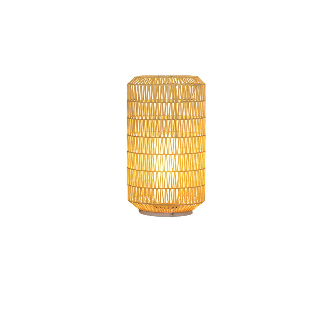Woven rotan buitenwandlamp