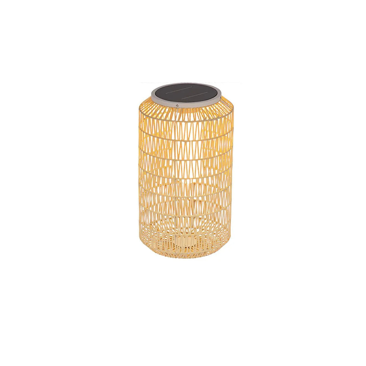 Woven rotan buitenwandlamp