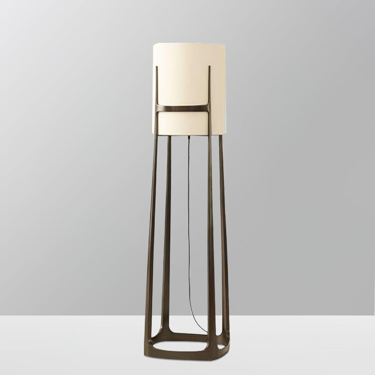 Mirinelle klassieke stoffen vloerlamp