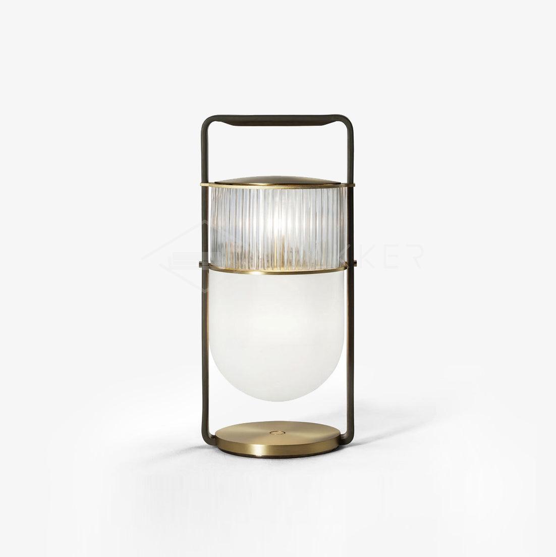 Kiorven artistieke tafellamp van glas