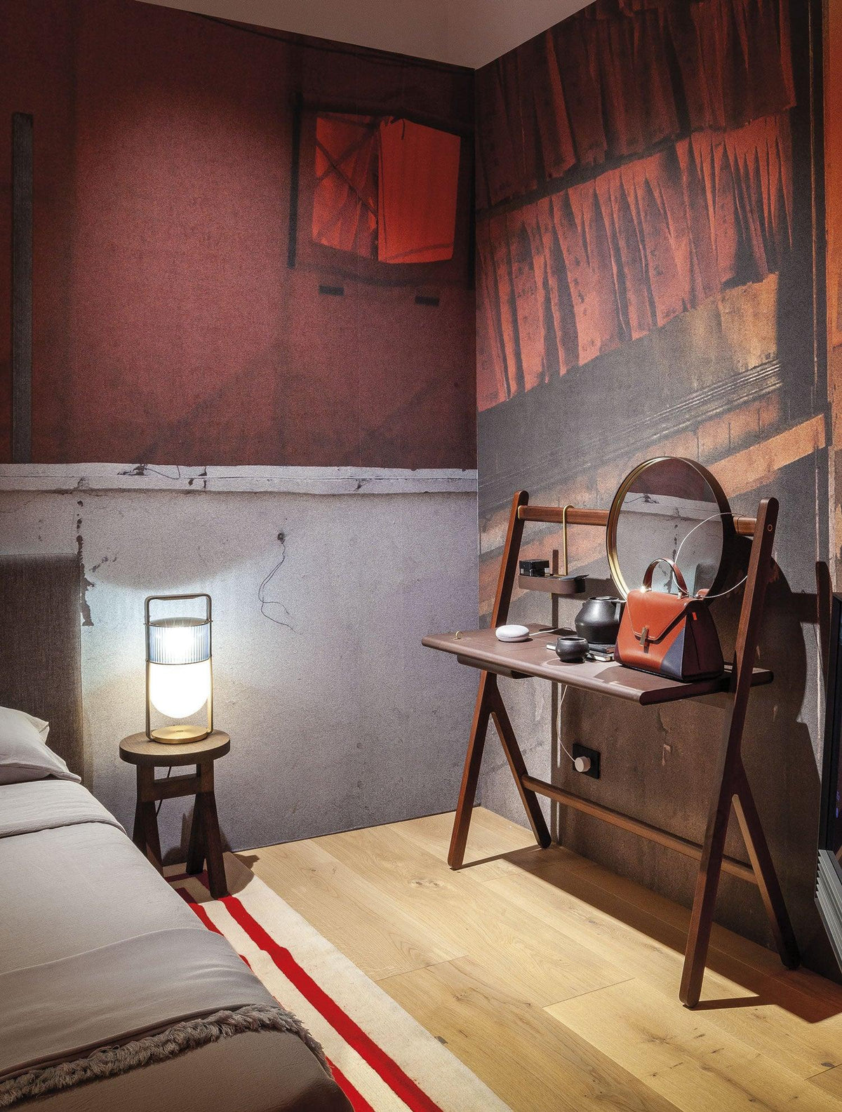 Kiorven artistieke tafellamp van glas