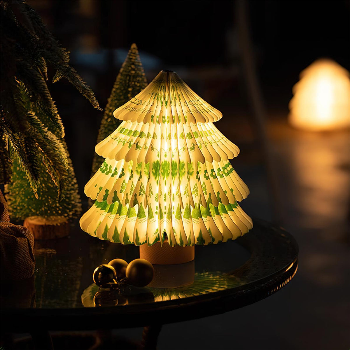 Xmas Tree Fold tafellamp