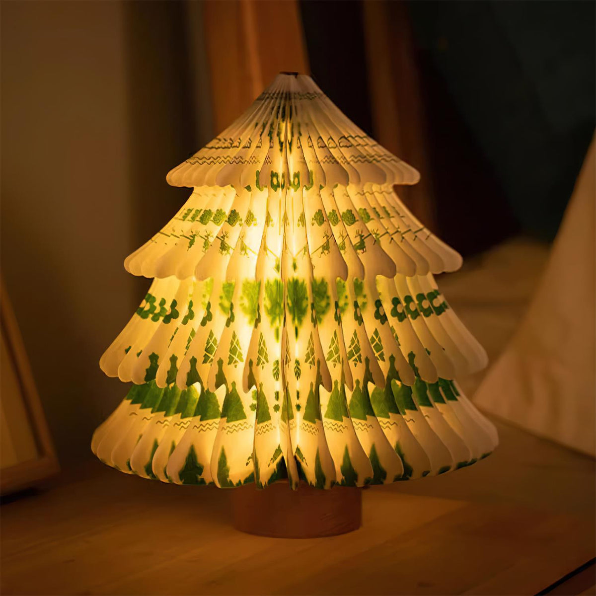 Xmas Tree Fold tafellamp