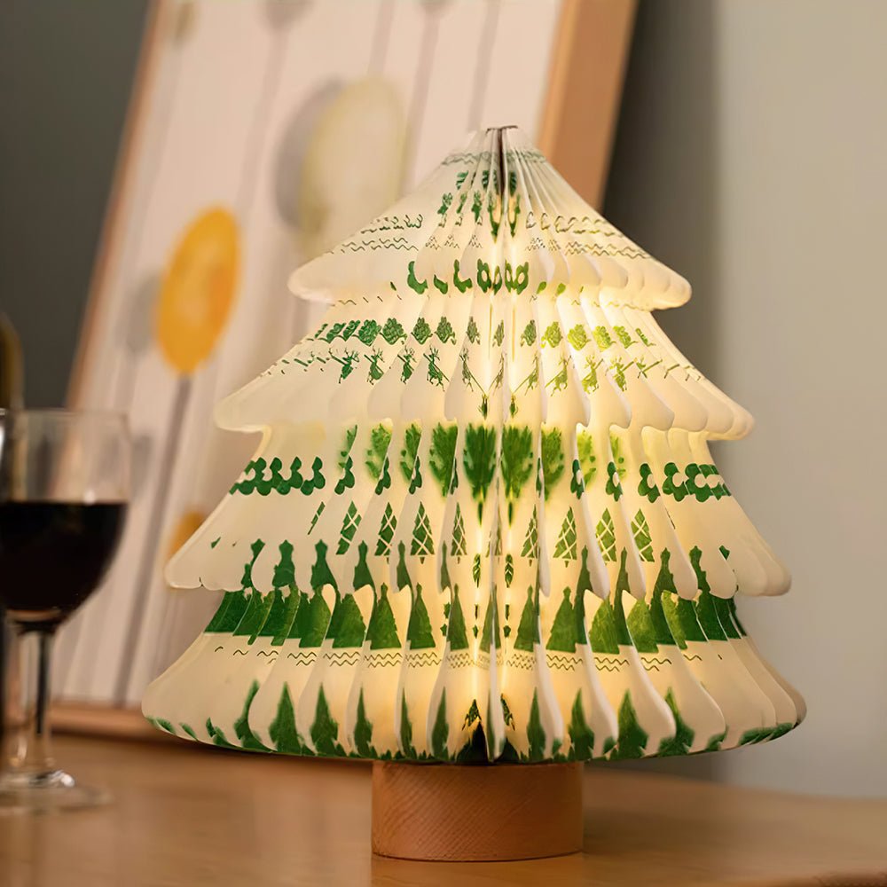 Xmas Tree Fold tafellamp