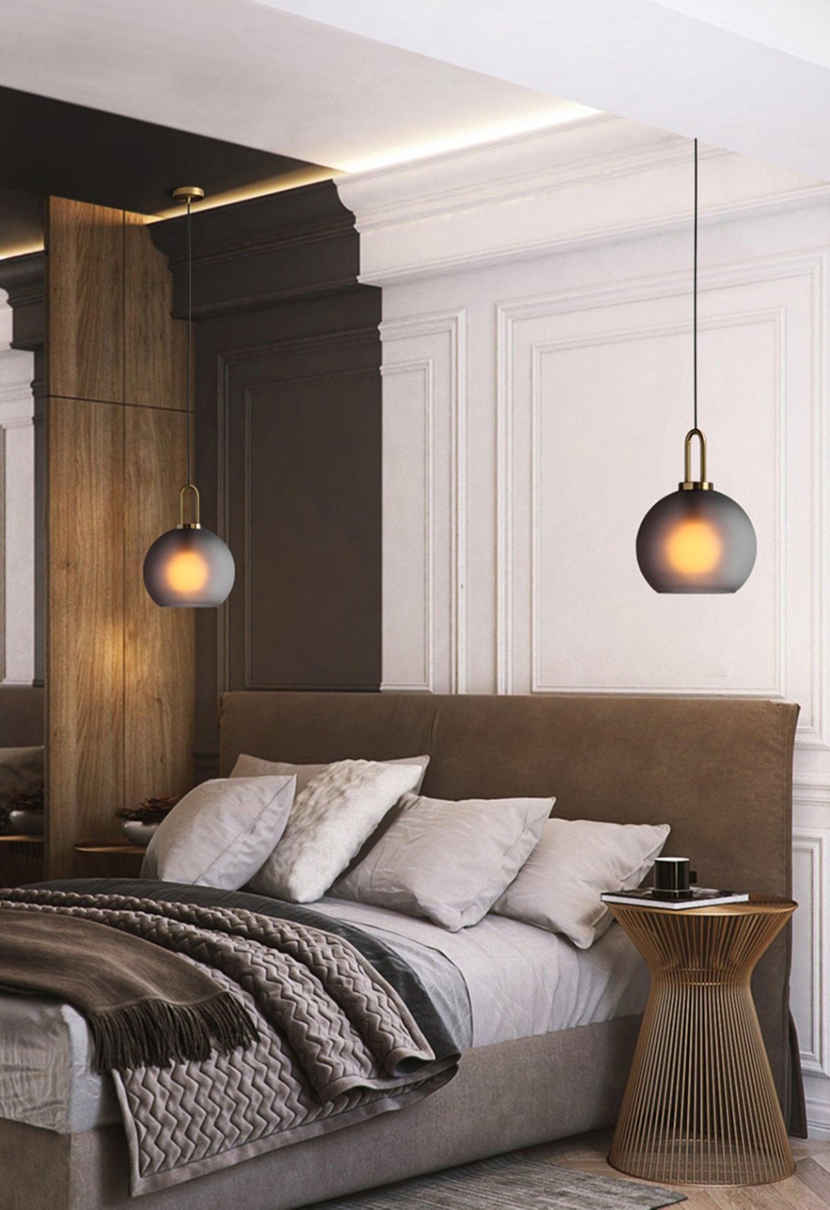 Eirisina hanglamp Pendulum met glazen kap