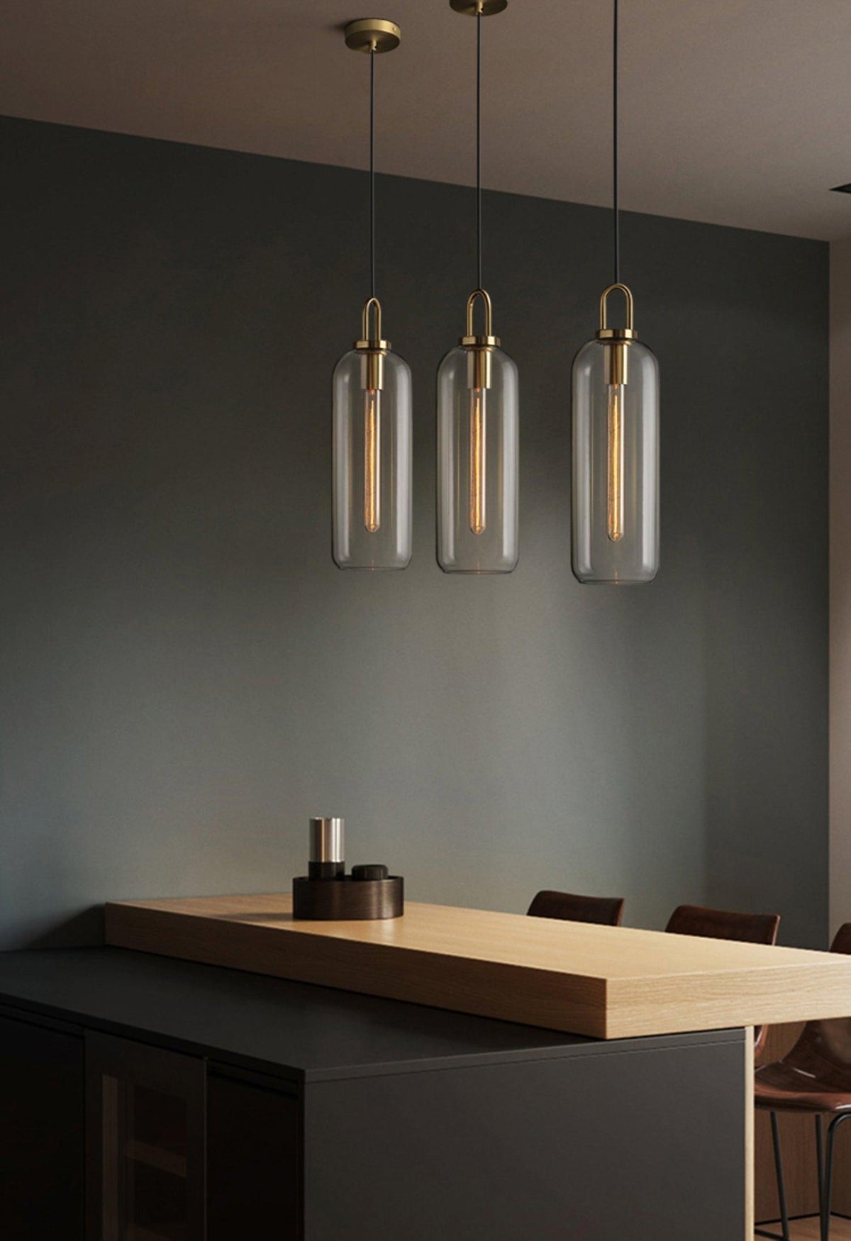 Eirisina hanglamp Pendulum met glazen kap