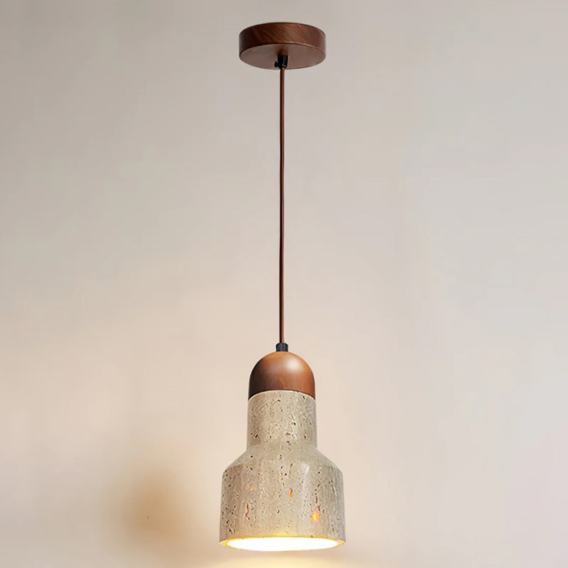 Seroaya travertin hanglamp Zes Stijl