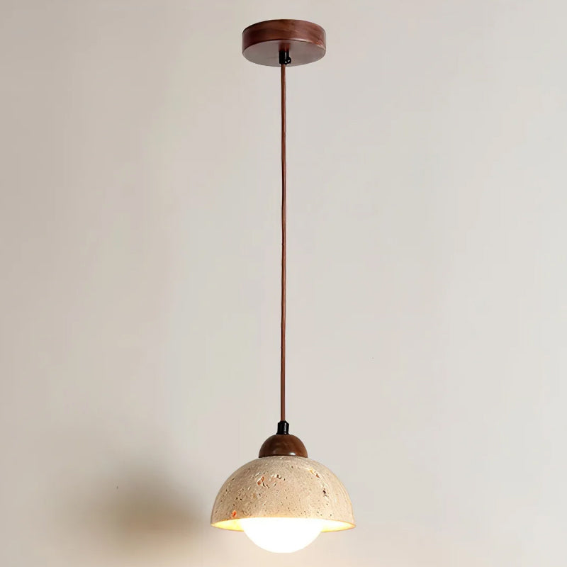 Seroaya travertin hanglamp Zes Stijl