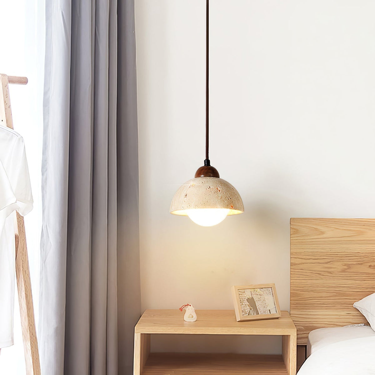 Seroaya travertin hanglamp Zes Stijl