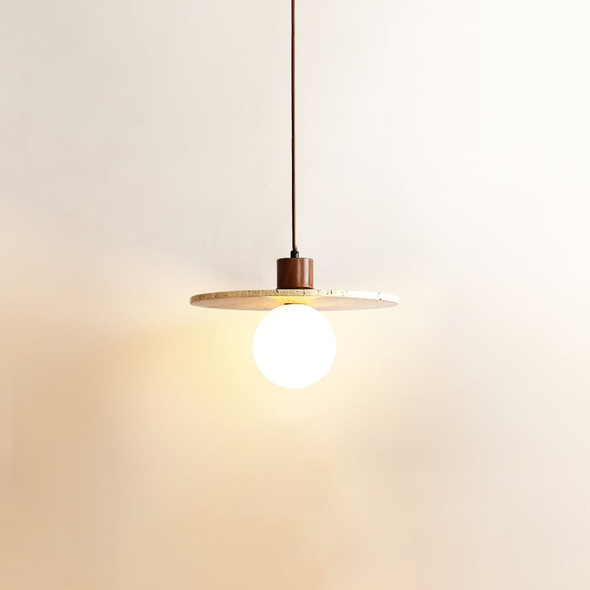Seroaya travertin hanglamp Zes Stijl