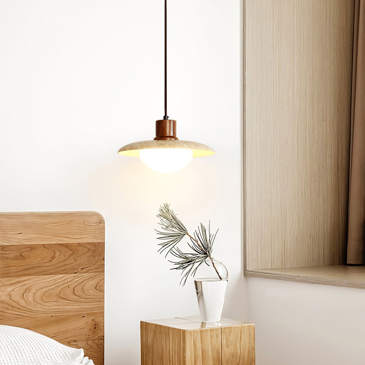 Seroaya travertin hanglamp Zes Stijl