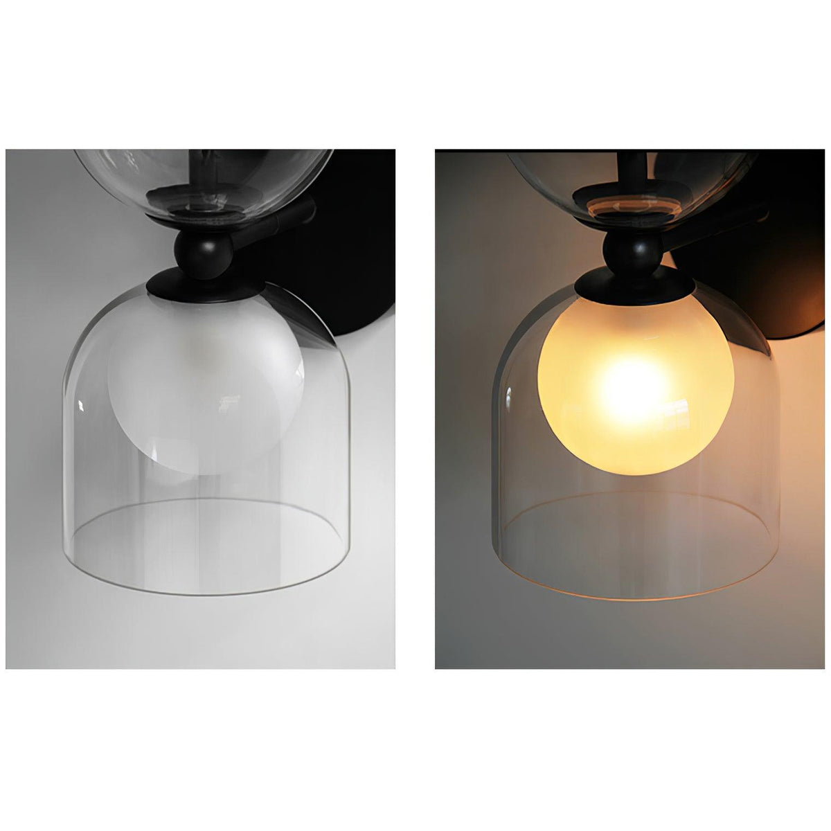 Alvynan Premium Noordse kunst glas wandlamp