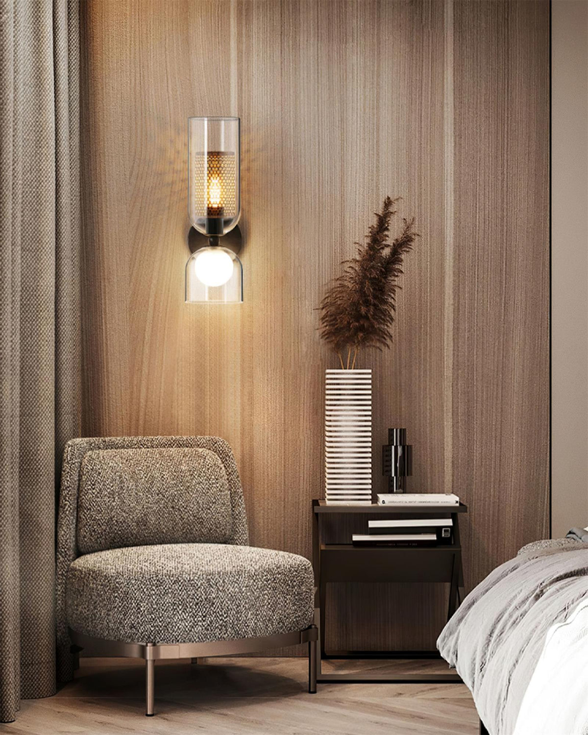 Alvynan Premium Noordse kunst glas wandlamp