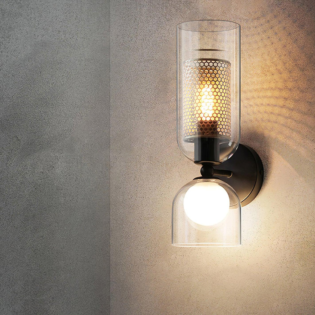 Alvynan Premium Noordse kunst glas wandlamp
