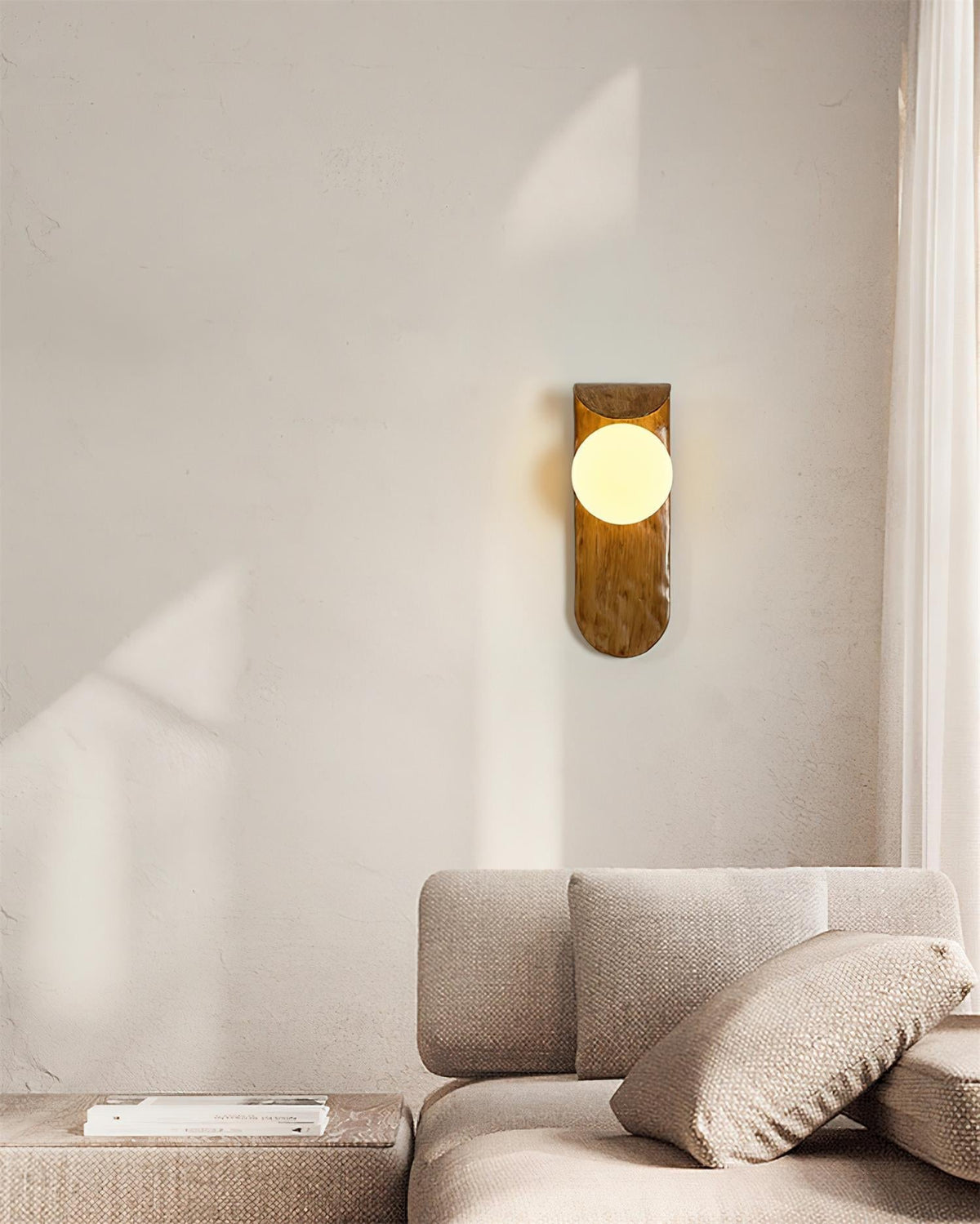 Gavino wandlamp van hout