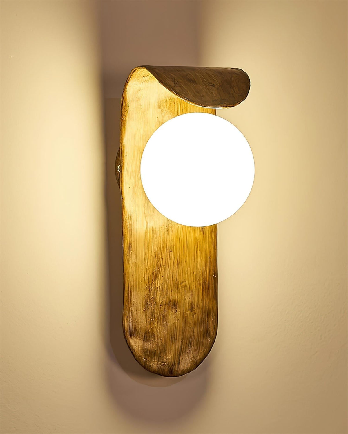 Gavino wandlamp van hout