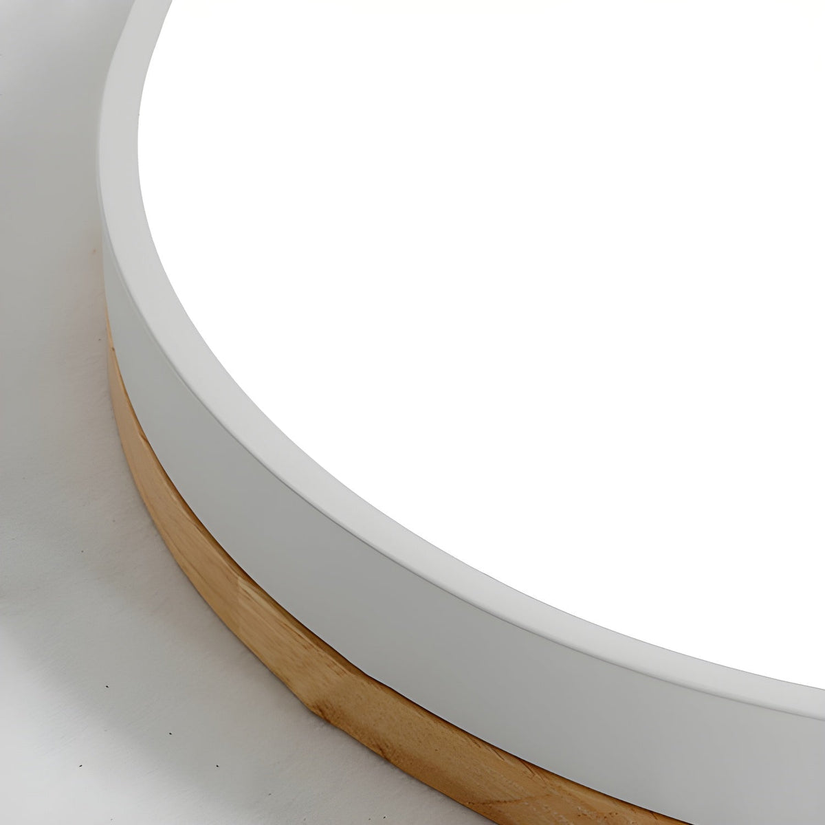 Mireth Plafondlamp Rond Hout Grijs modern Minimalistisch