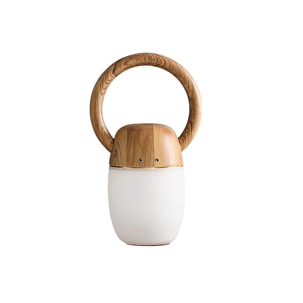 Sylelina Minimalistische tafellamp van hout