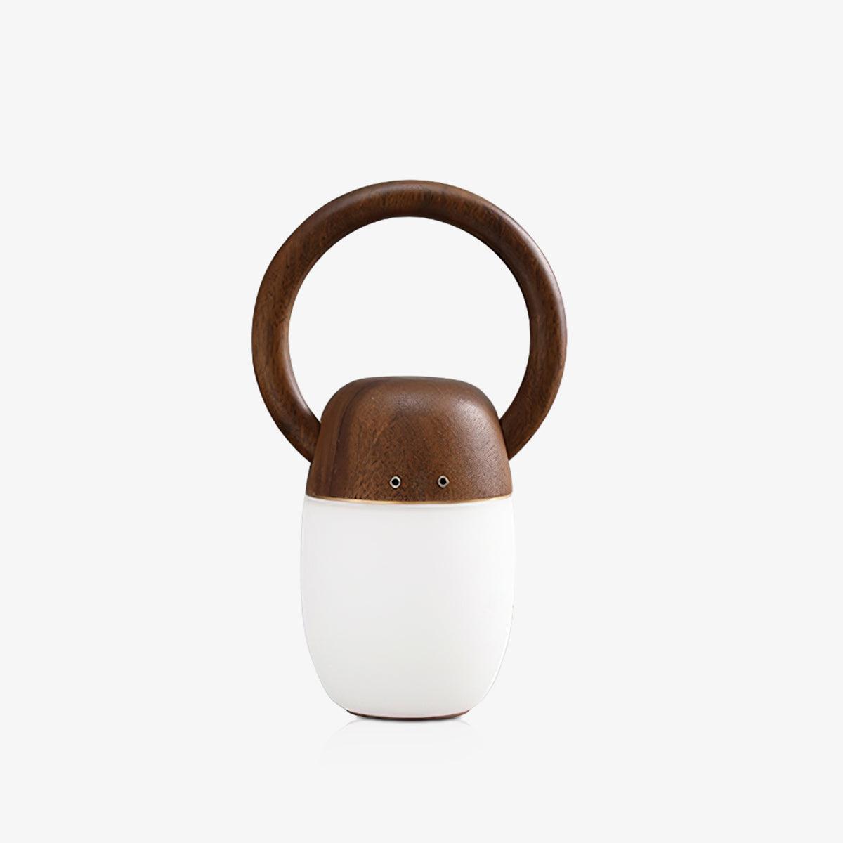 Sylelina Minimalistische tafellamp van hout