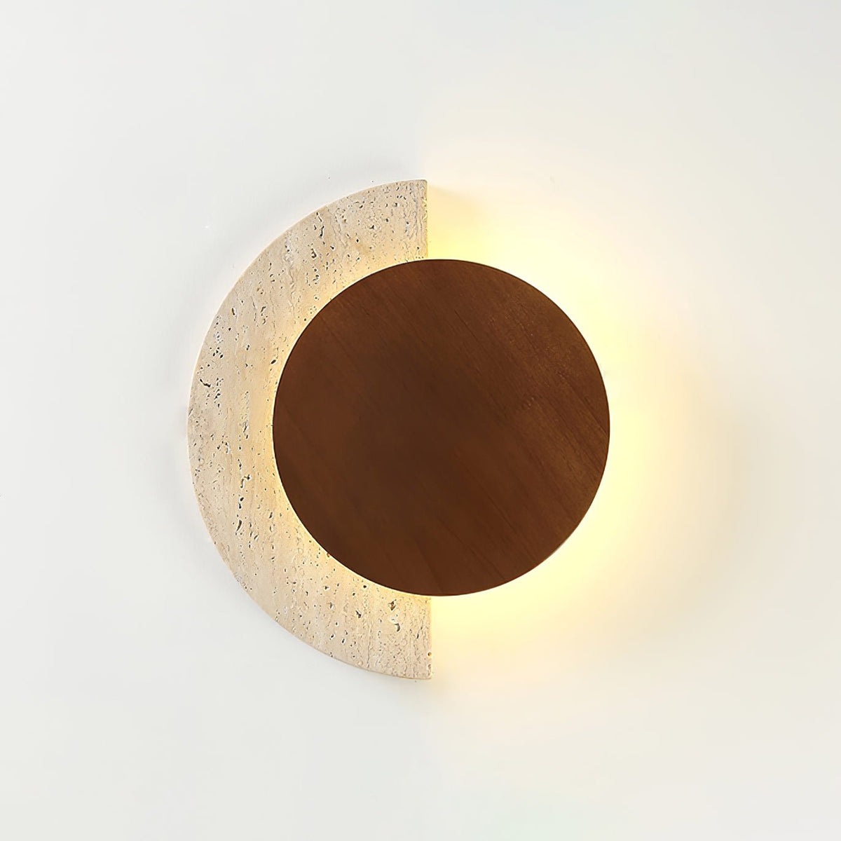 Crescent Halo wandlamp met stekker