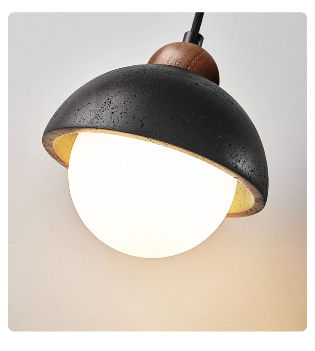 Lumorenne koepelvormige Core hanglamp