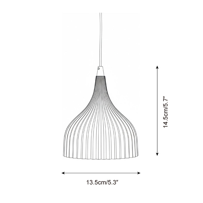 Ciraneria Flare hanglamp oranje