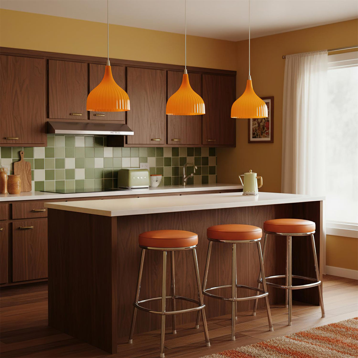 Ciraneria Flare hanglamp oranje