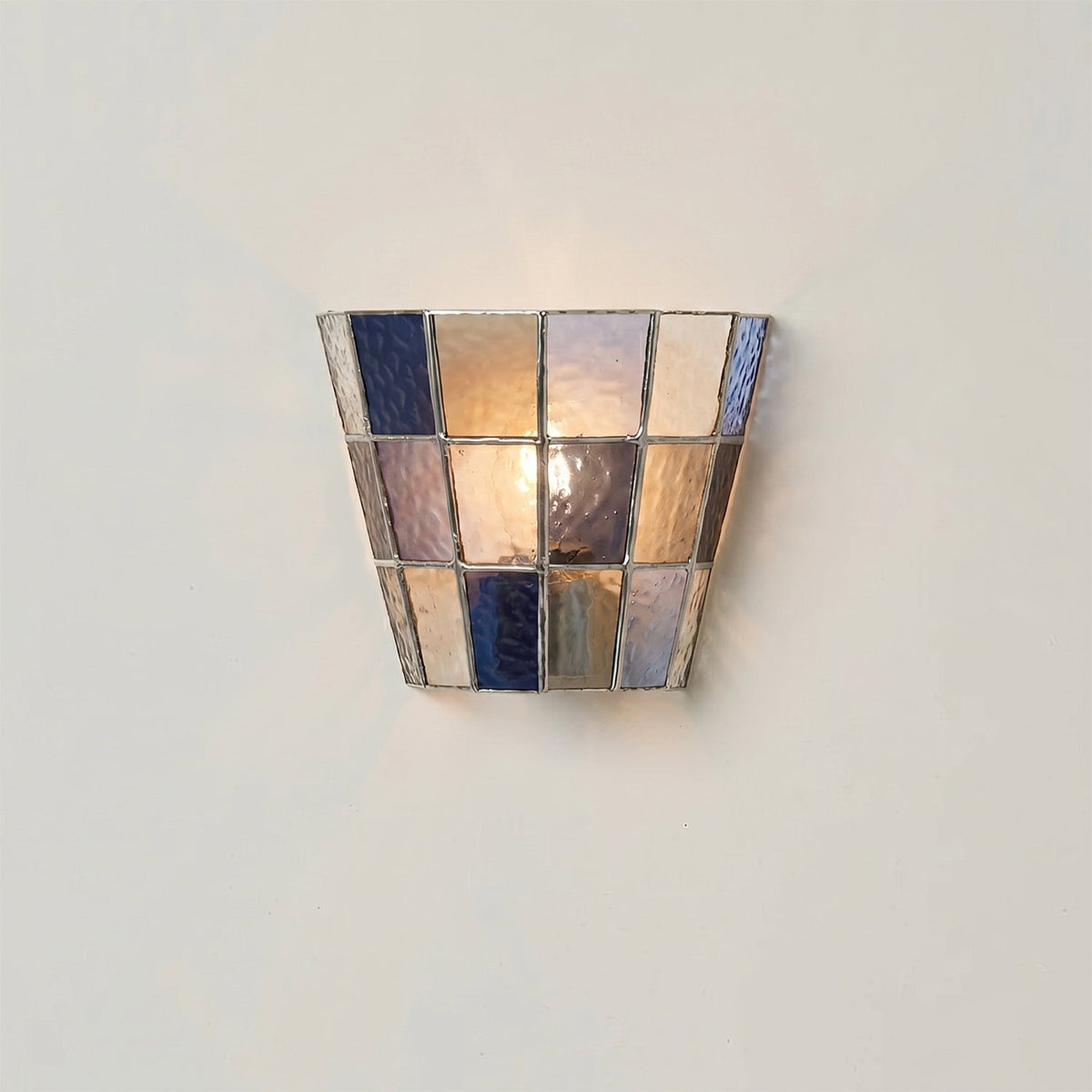 Saffrienne wandlamp met glas
