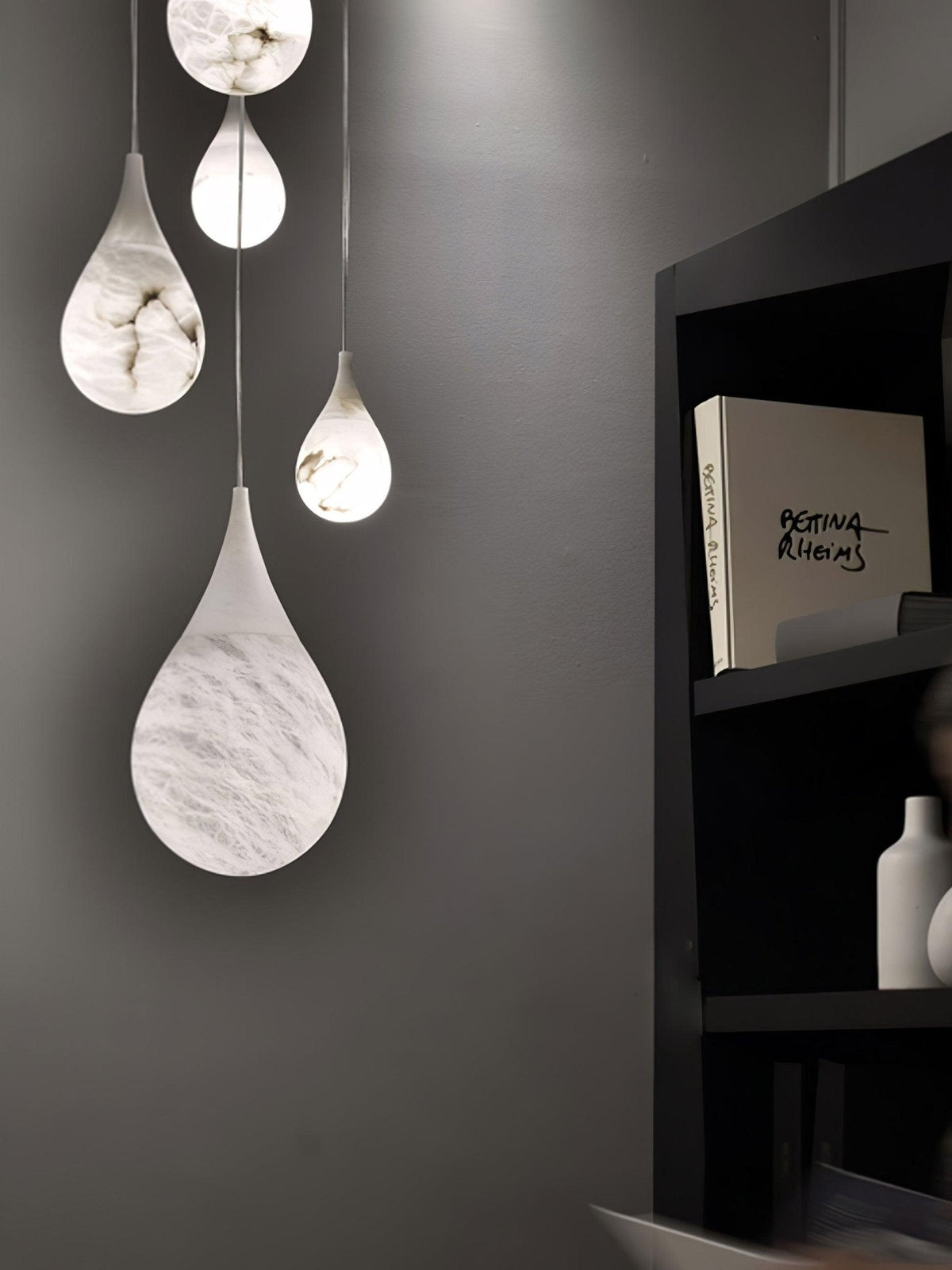 Sorvx hanglamp met marmeren regendruppels