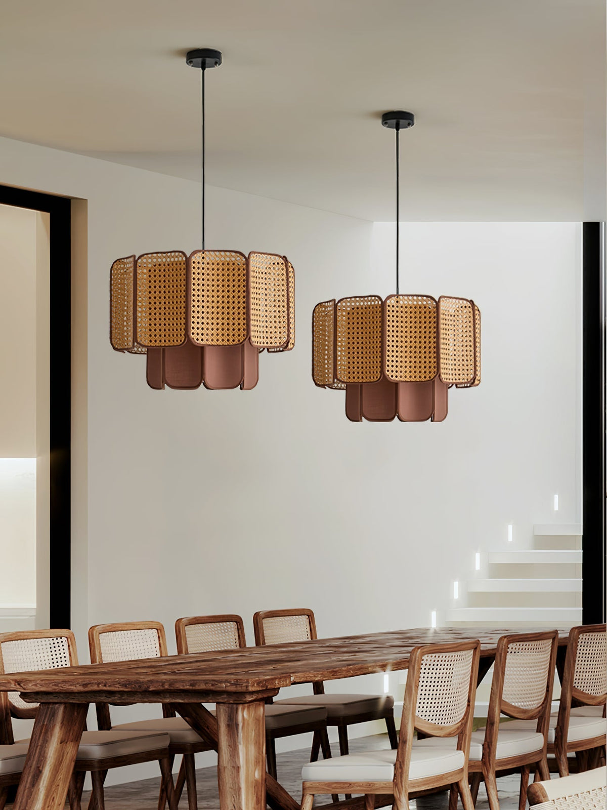 Cane Vintage Stof Hanglamp