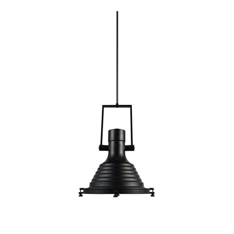 Silven hanglamp messing ribbelvormig koepel industriële stijl