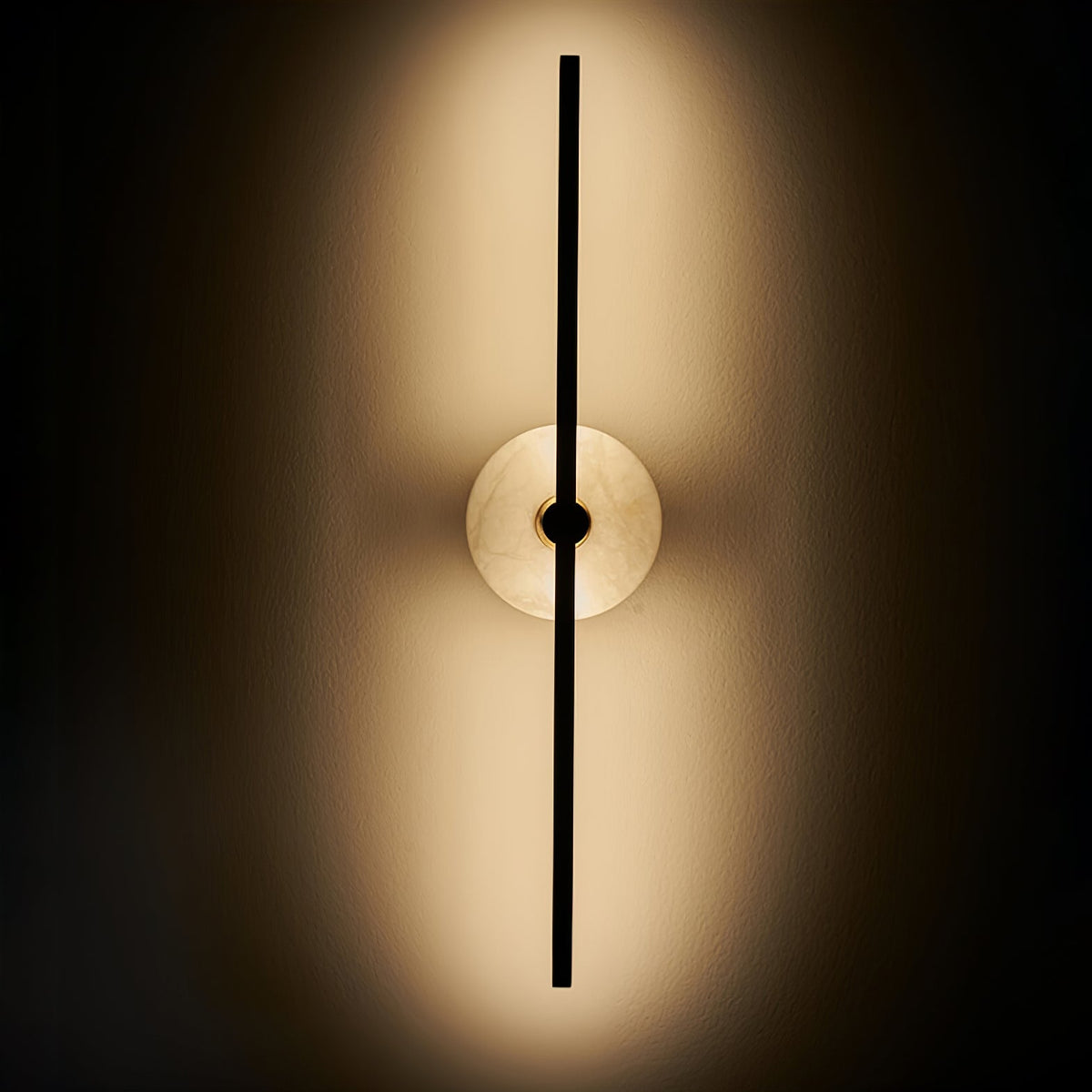 Albivine Lineaire wandlamp met Albast