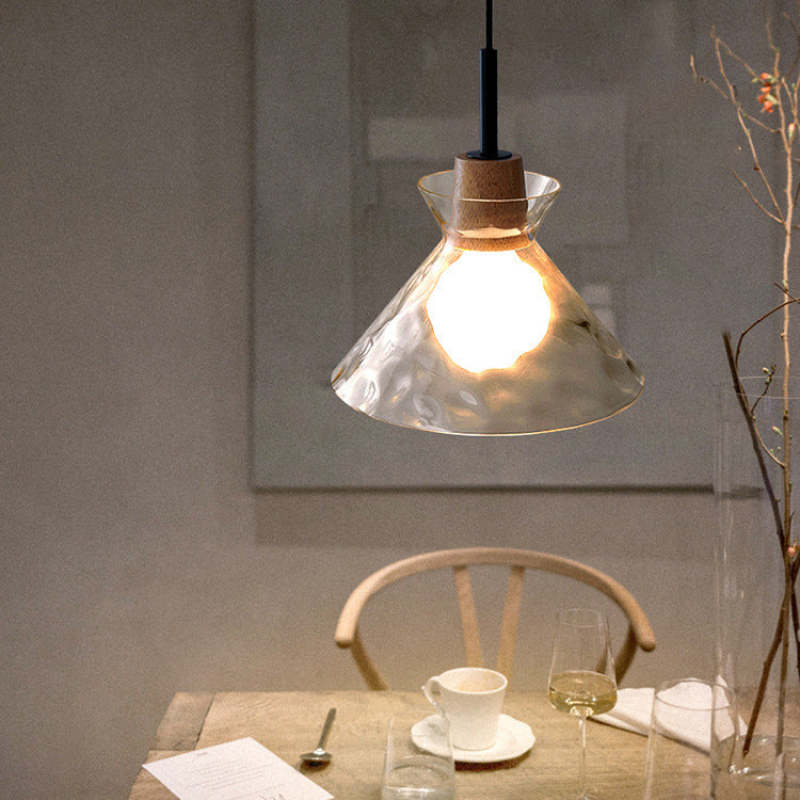 Levy  Moderne Hanglampen Helder Metaal Glas Slaapkamer Woonkamer