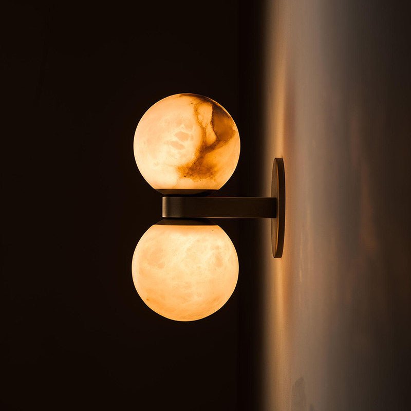 Lumenor albast Celestia Orb wandlamp