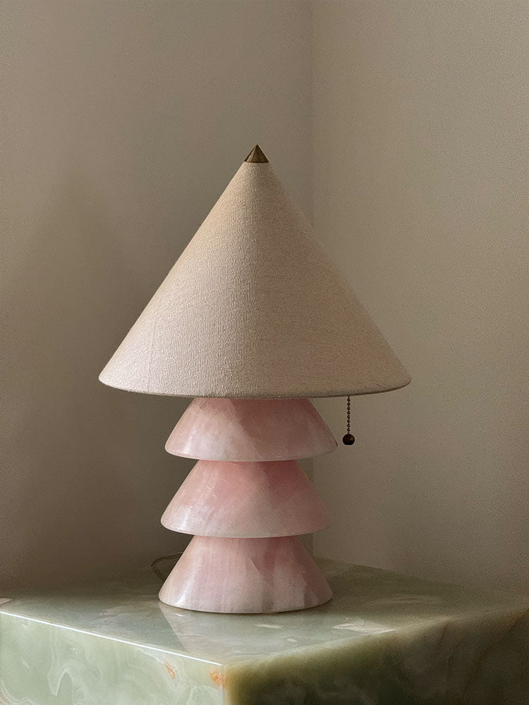 Pyramid Retro marmeren tafellamp