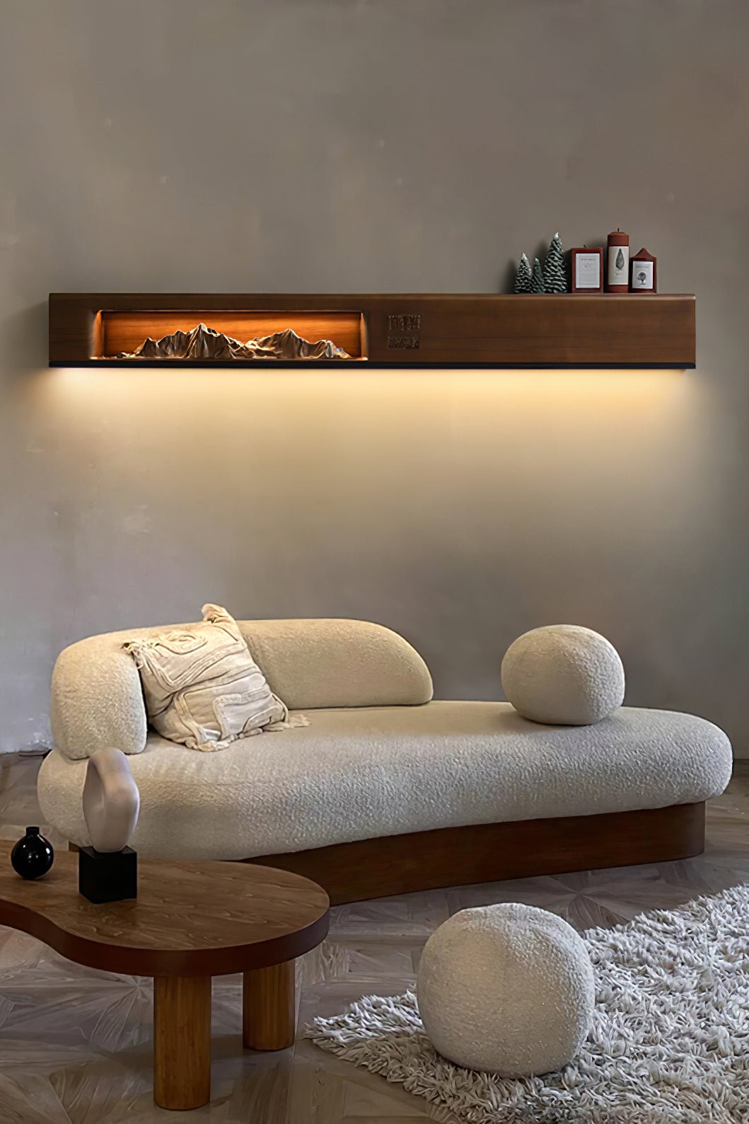 Matthew Moderne wandlamp van hout